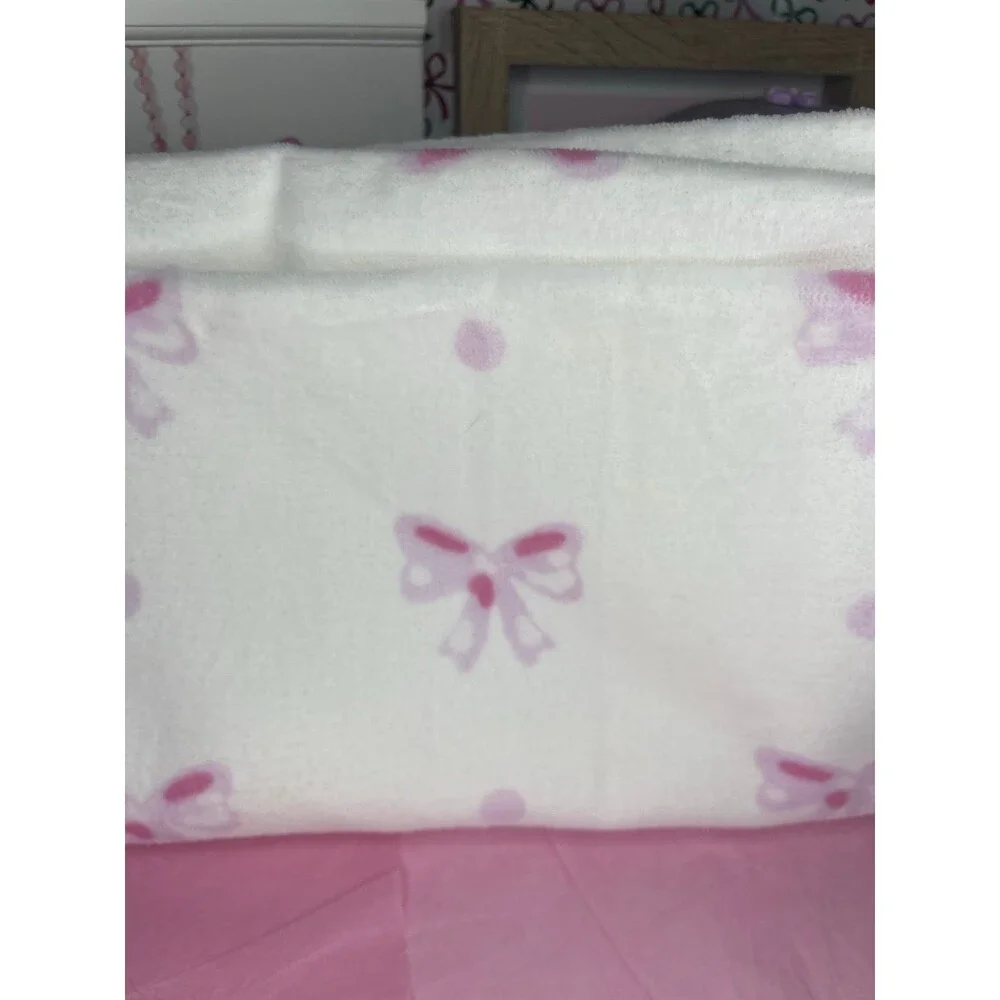 Laura Ashley Pink Bow Beach Towel